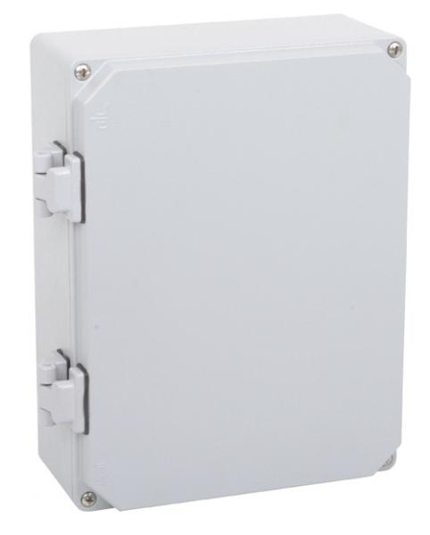 Aluminium-Schaltschrank mit Scharnieren 190x250x90mm